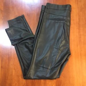 Zara Trafaluc Imitation Leather Leggings Size L
